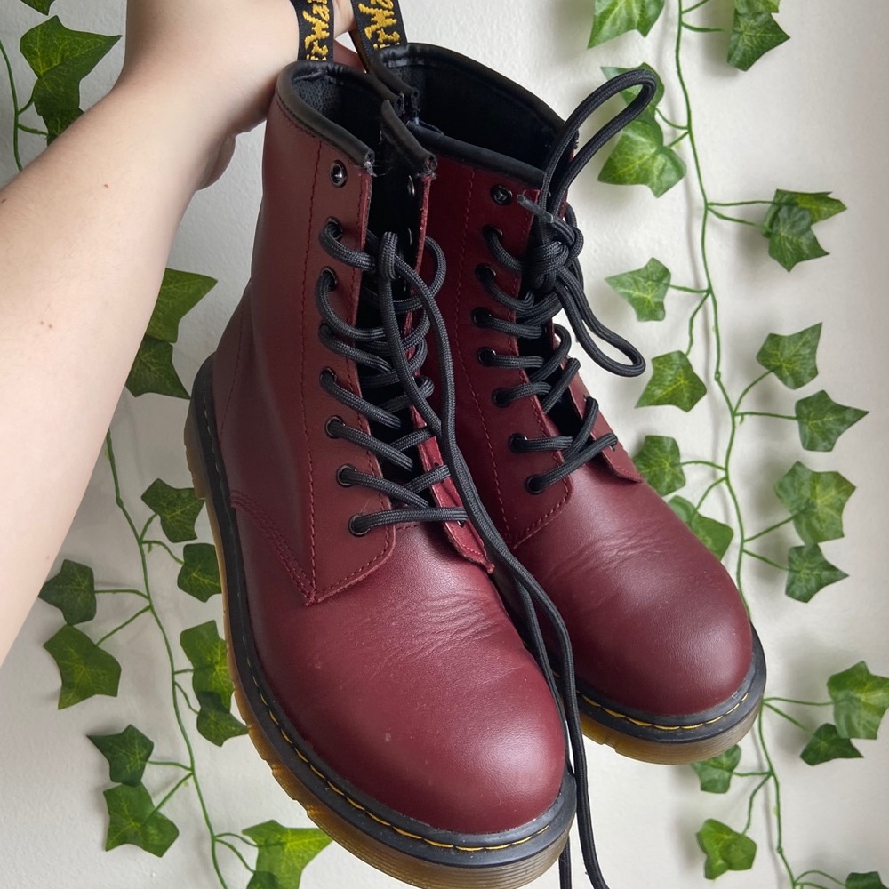 Dr. Martens 1460 Smooth Leather Lace Up Boots